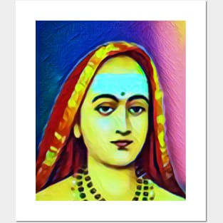 Adi Shankara Colourful Portrait | Adi Shankara Artwork 6 Posters and Art